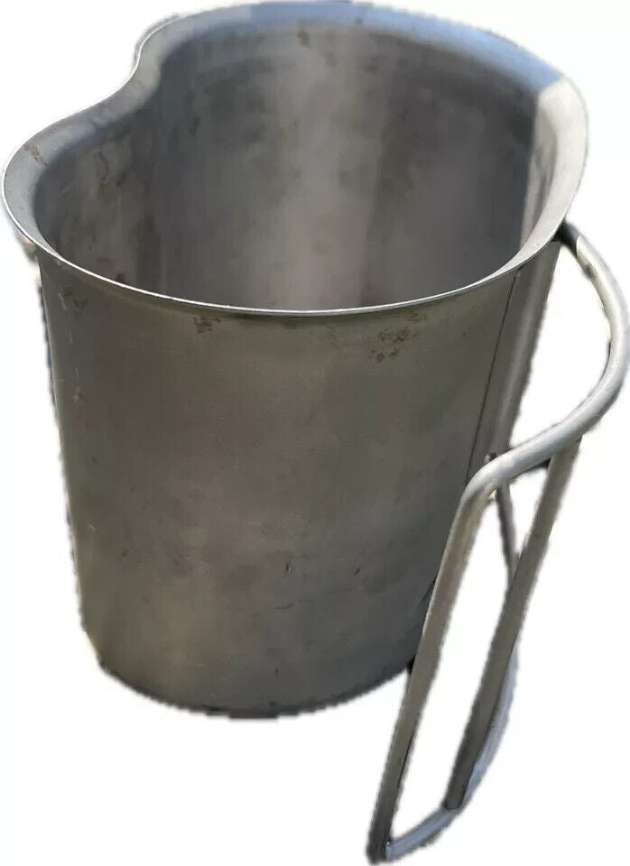 4 Pack Authentic US Military USMC USGI Stainless Steel 1 Qt Canteen Cup GREAT