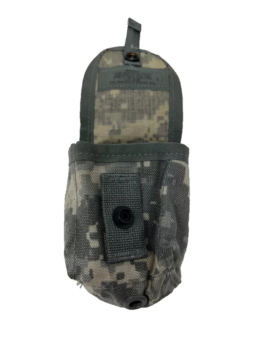 2 PACK USGI Hand Grenade Pouch US Army ACU Digital MOLLE II Utility Pouch