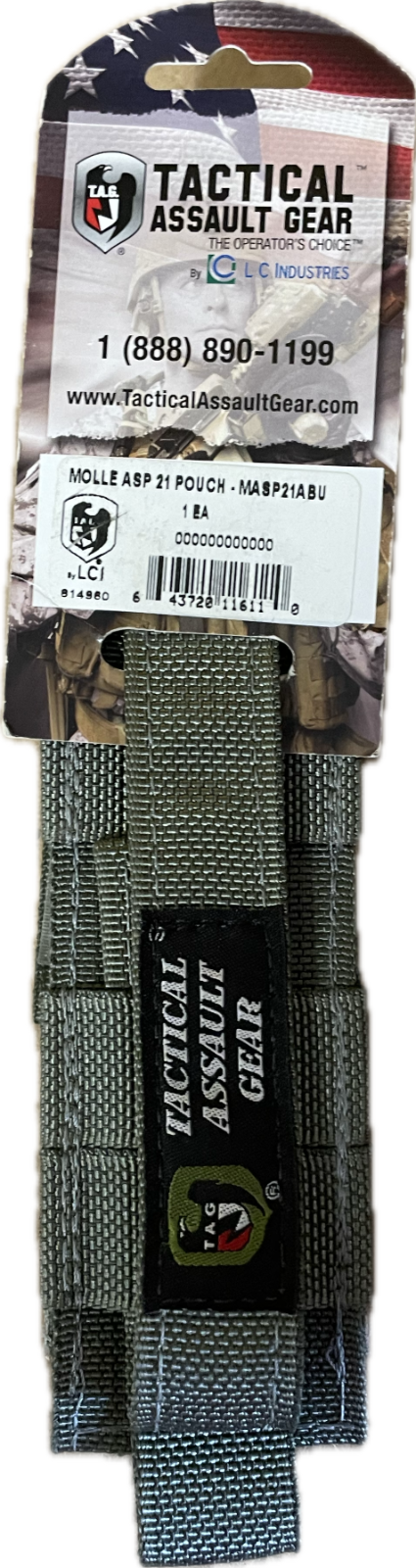 NEW USGI LCI Tactical Assault Gear MOLLE 21 ASP Baton Pouch ACU Digital 814960