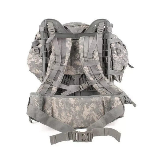 USGI Large Rucksack Complete Set Field Pack MOLLE II ACU Military Backpack GOOD