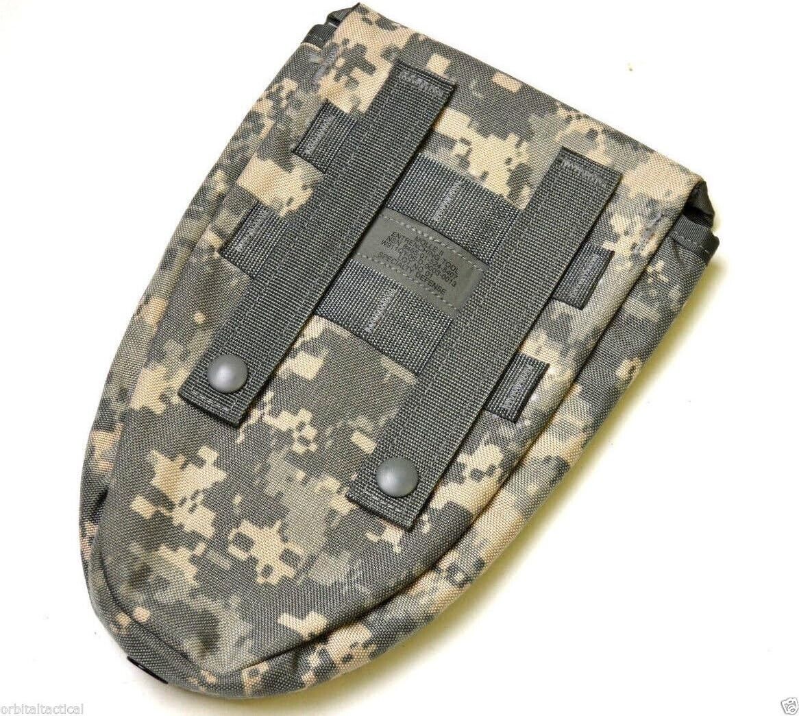 FAIR USGI Military GERBER E TOOL ENTRENCHING TOOL SHOVEL w ACU COVER CARRIER