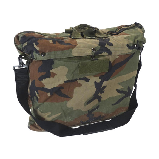 USGI US Military HGU-56/P Flyers Helmet Bag Woodland M81 BDU Camo Sack Army
