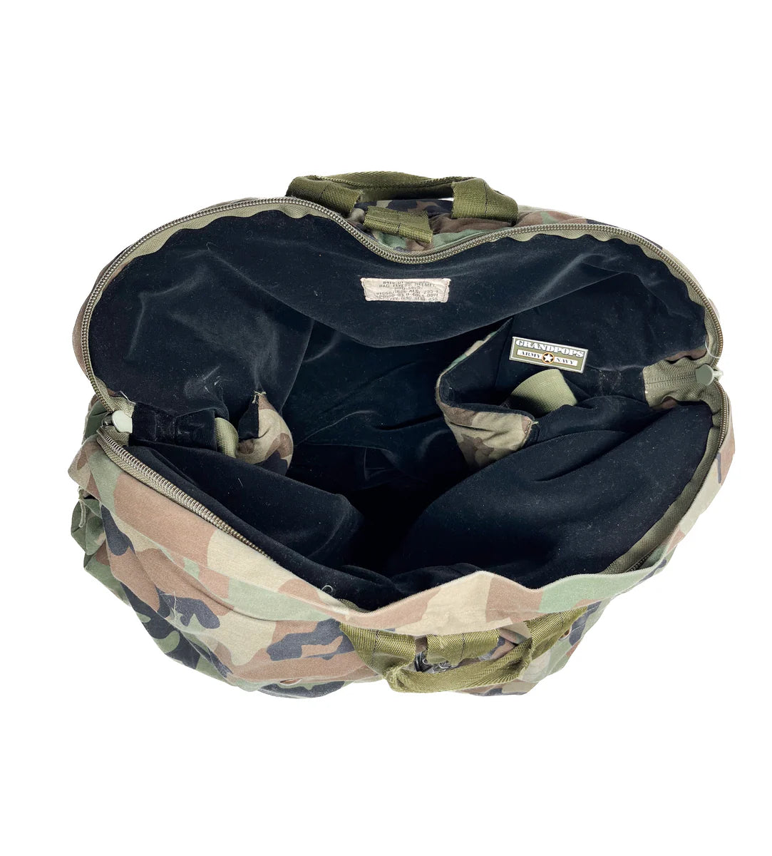 USGI US Military HGU-56/P Flyers Helmet Bag Woodland M81 BDU Camo Sack Army
