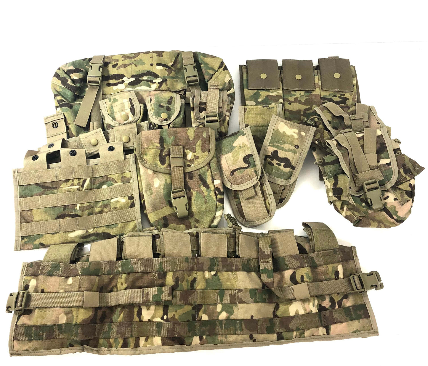 USGI 17 Pc Rifleman Kit OCP Multicam Complete US ARMY MOLLE II