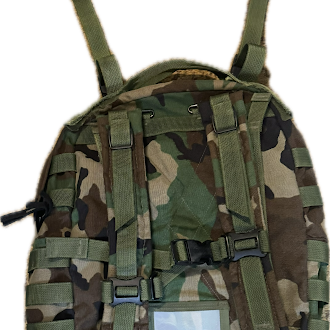 USGI SDS Woodland MOLLE II Patrol Pack USGI Without Stiffener