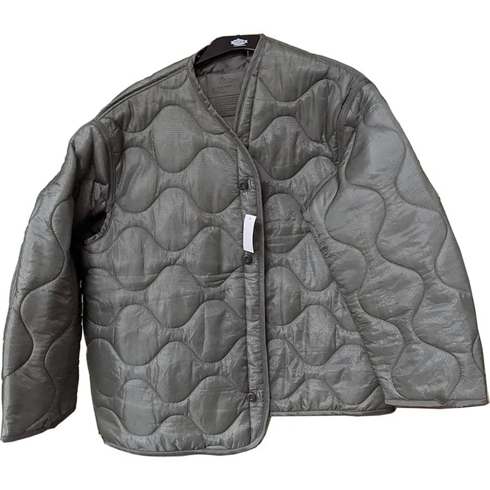 USGI Army Military COLD WEATHER Aircrew Coat / Jacket Liner Grey SMALL