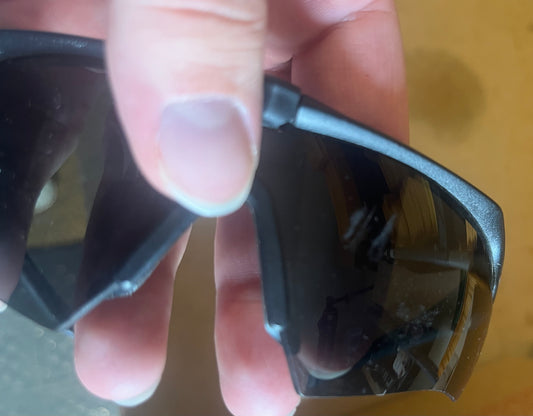 FAIR ESS US Marine Corps Eyes Glasses Crossbow Black Smoke Lens W/ Frame ONLY