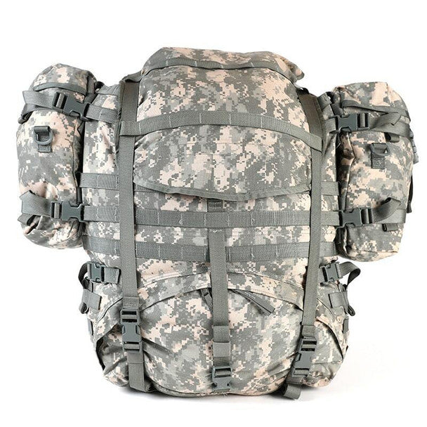 USGI MOLLE II Large Complete Field Pack Set w/ Straps Frame Side Pouches GREAT