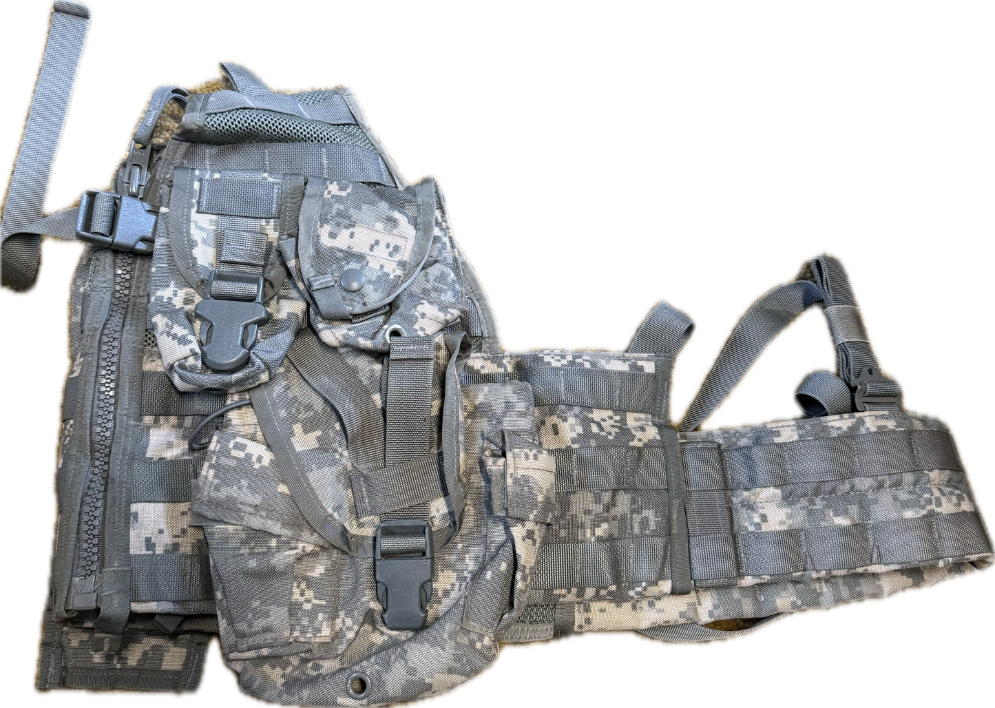 USGI FLC MOLLE Vest Kit "Kenny's Kit" 8 Pieces Vest with Pouches ACU UCP US Army