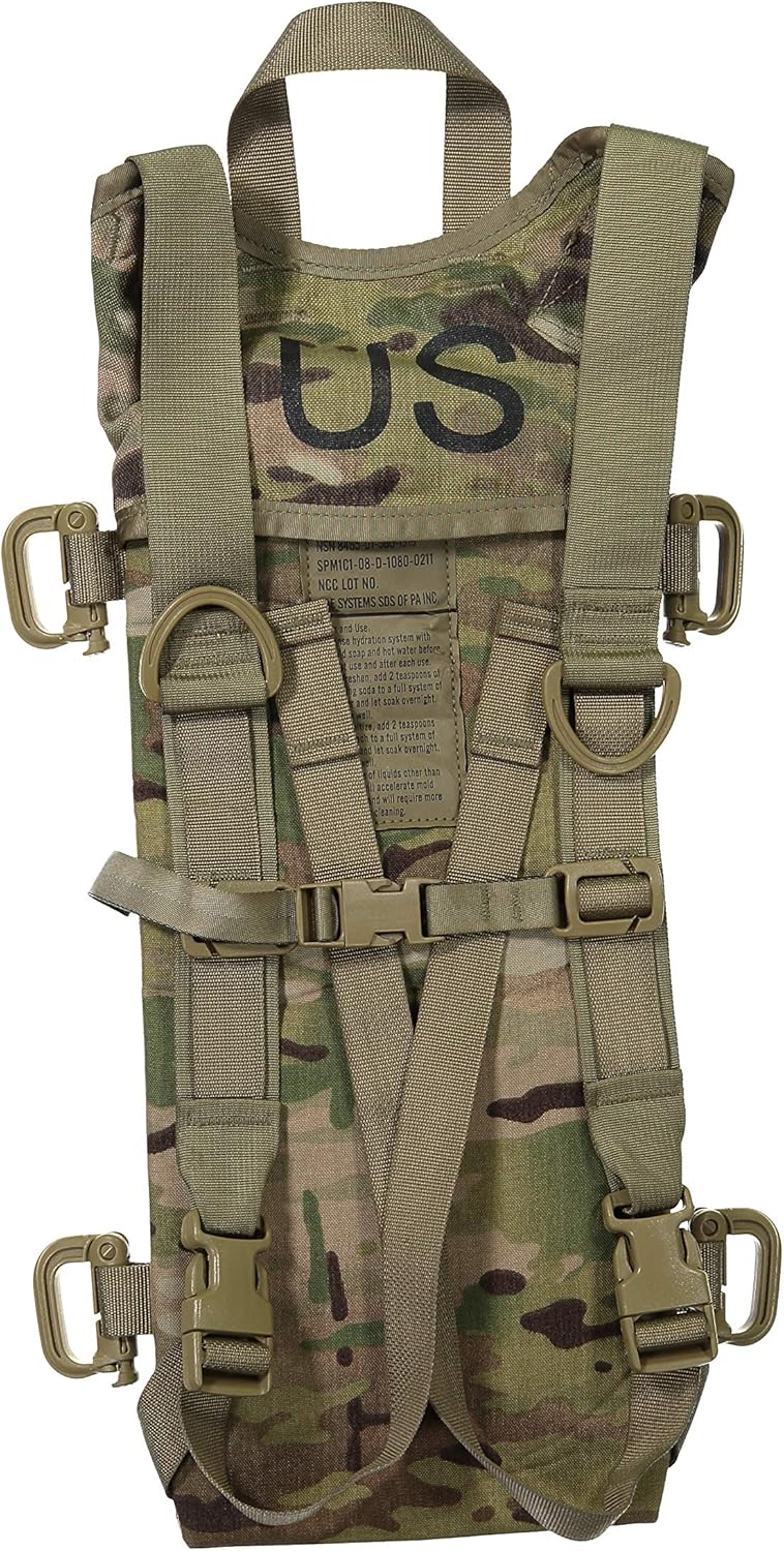 USGI OCP Multicam Molle II 3L/100oz Hydration System Carrier Pack w USED Bladder