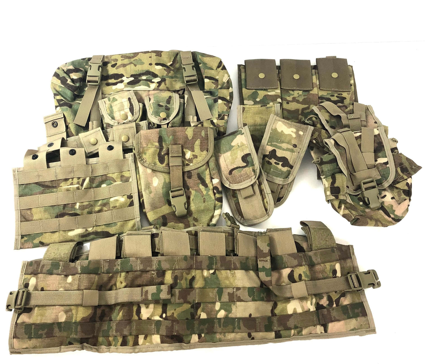 USGI 16 Pc Rifleman Kit OCP Multicam Complete US ARMY MOLLE II