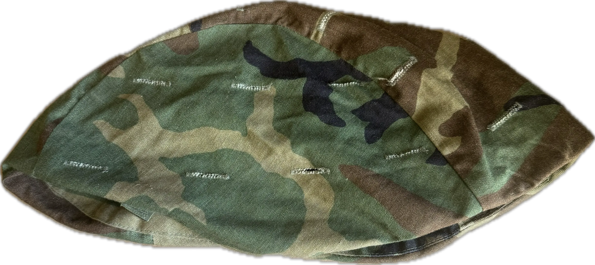Woodland Ground Troops Parachutist Helmet Cover medium/large NSN: 8415-01-092-7515