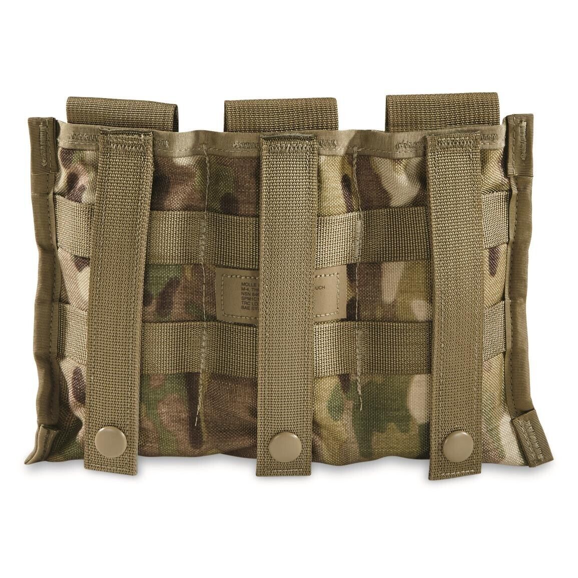 5.56 USGI ARMY ISSUE TRIPLE MAGAZINE POUCH 3 MAG SIDE BY SIDE 8465-01-580-0967