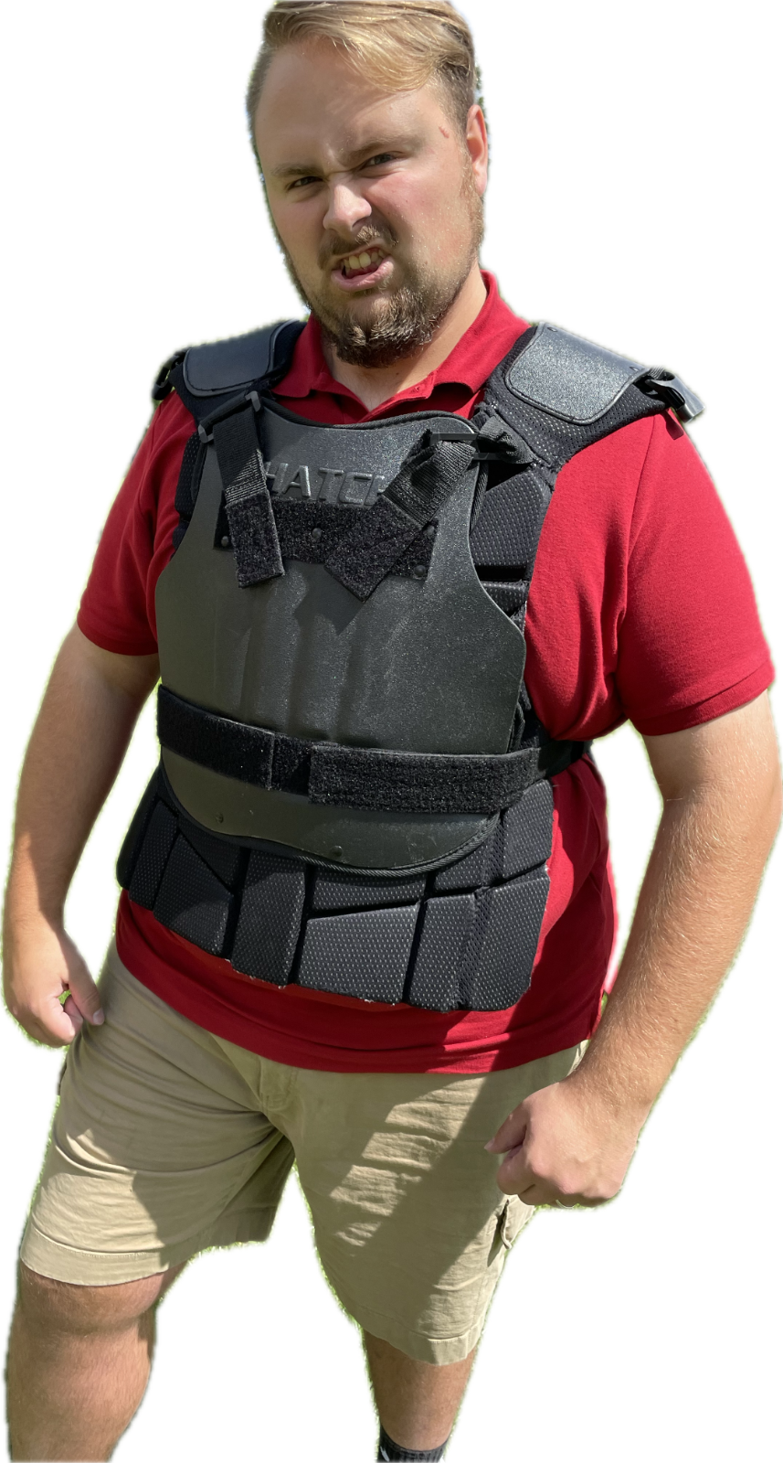 Safariland Hatch Protective Vest Medium to Large Body Armor MISSING STRAPS