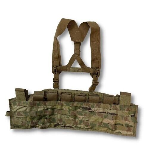 USGI OCP Multicam TAP Panel Tactical Assault Chest Rig Harness Vest ARMY MOLLE