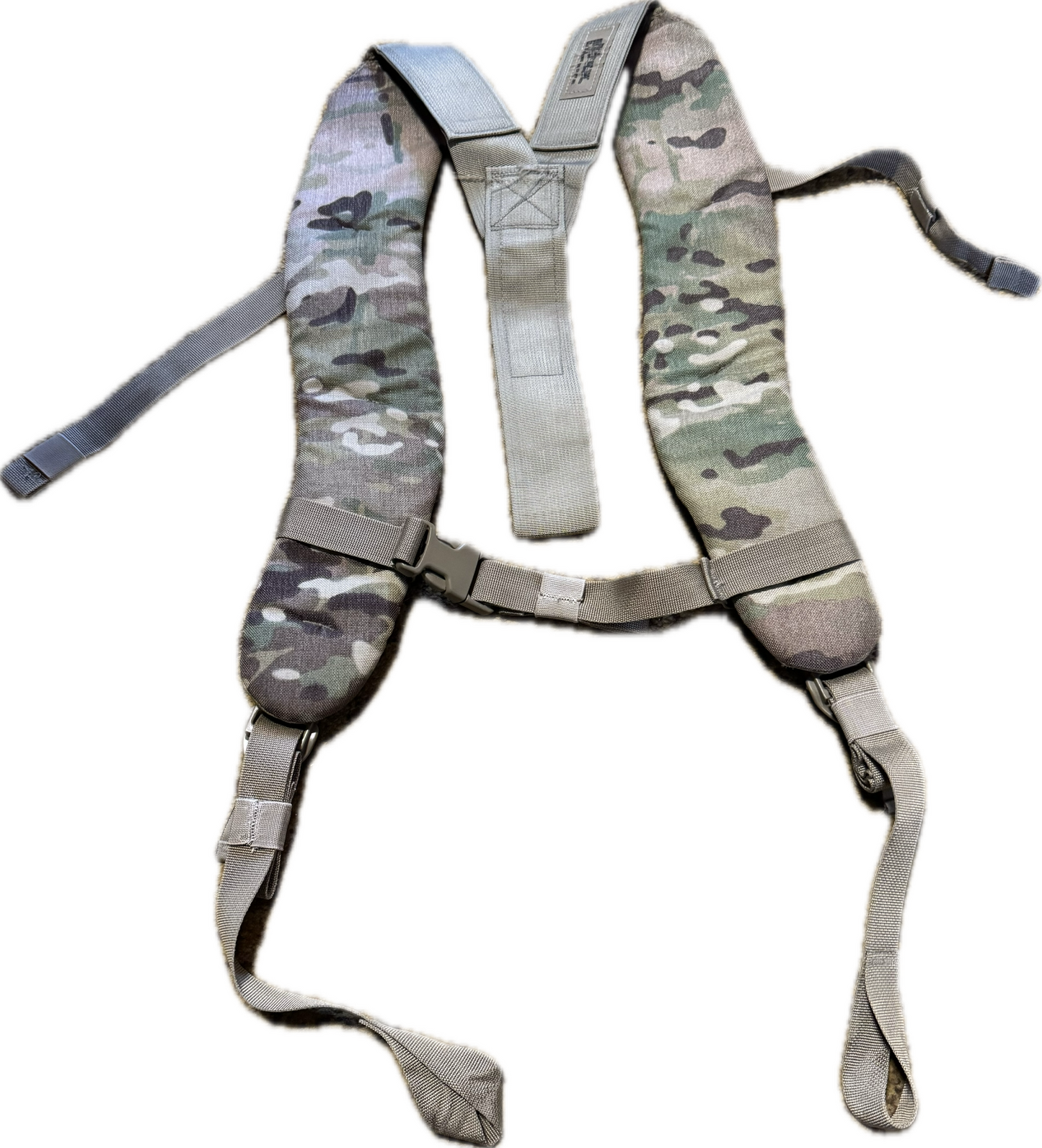 USGI Medium Rucksack Shoulder Straps Multicam Molle II  with QR Straps