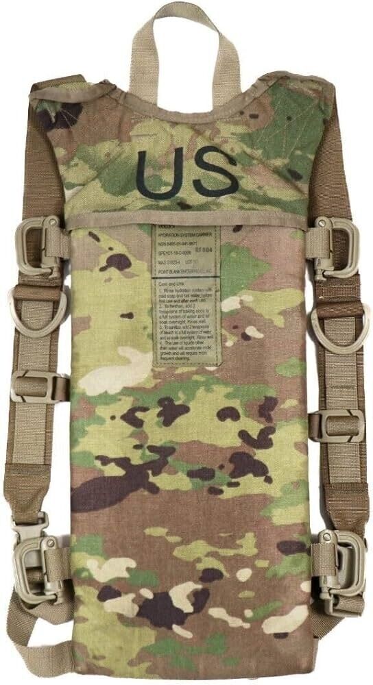 USGI OCP Multicam Molle II 3L/100oz Hydration System Carrier Pack w/ Bladder