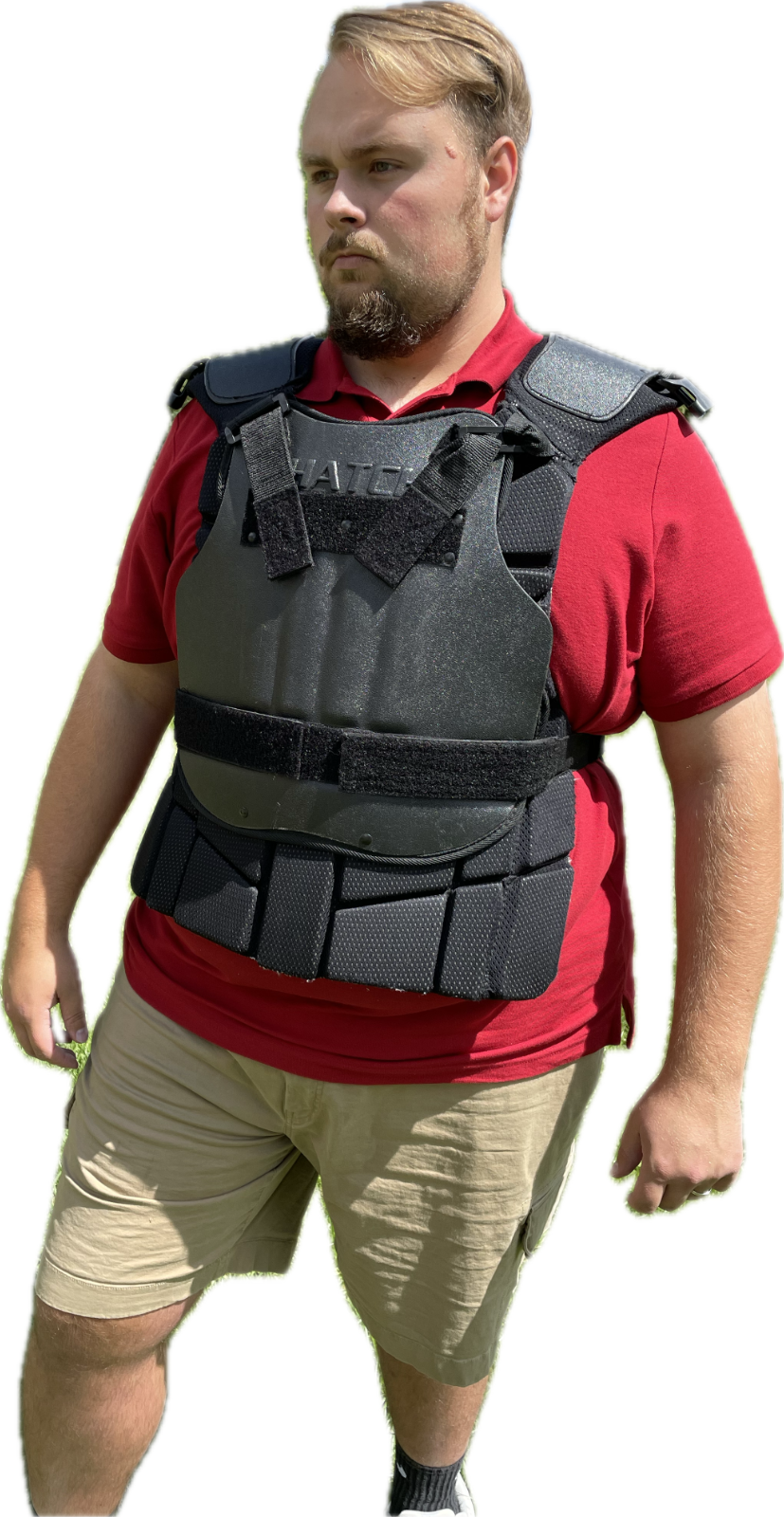 Safariland Hatch Protective Vest Medium to Large Body Armor Anti-Riot Gear