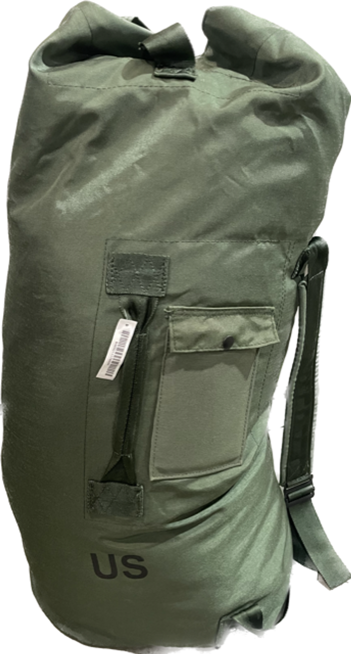 US Military Improved Duffel Duffle Travel Flight Sea Bag Green 8465-01-604-6541