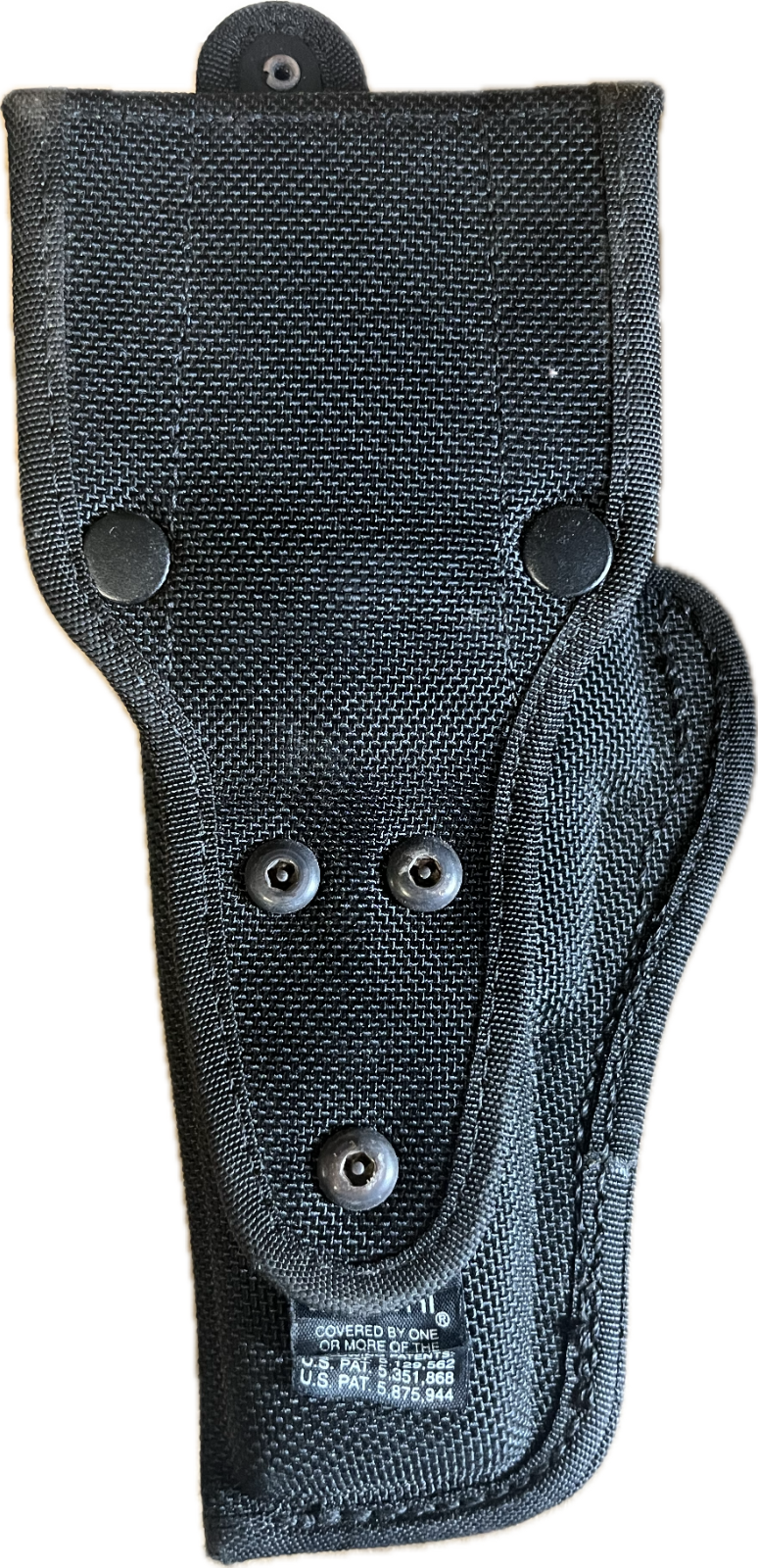 BIANCHI Right Handed Black Holster Size 15 Thumbsnap with Belt Loop Glock