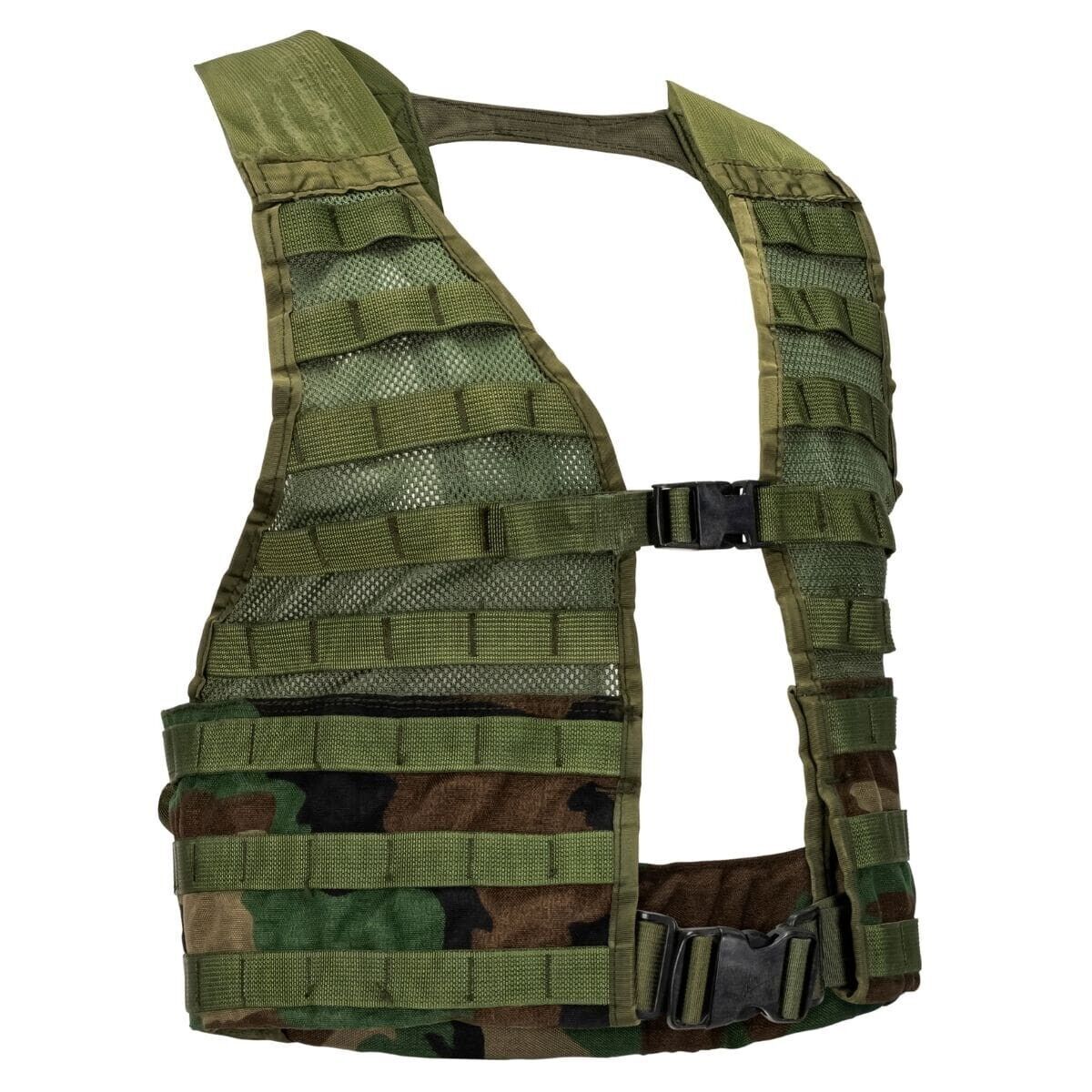 USGI Military Issue USGI MOLLE II Woodland Fight Load Carrier Vest FLC