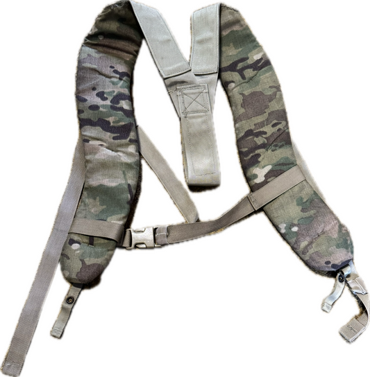 Imperfect USGI Medium Rucksack Shoulder Straps Multicam Molle II  W/O QR Straps