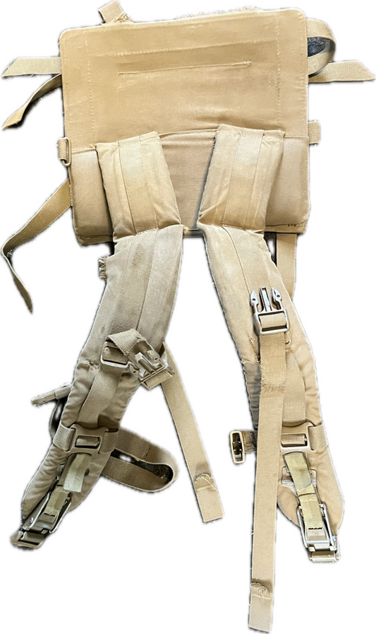 USMC FILBE Main Pack Shoulder Harness Assembly Coyote Tactical Backpack POOR