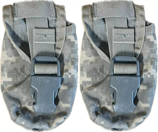 2 PACK USGI Flash-Bang Grenade Pouch ACU MOLLE