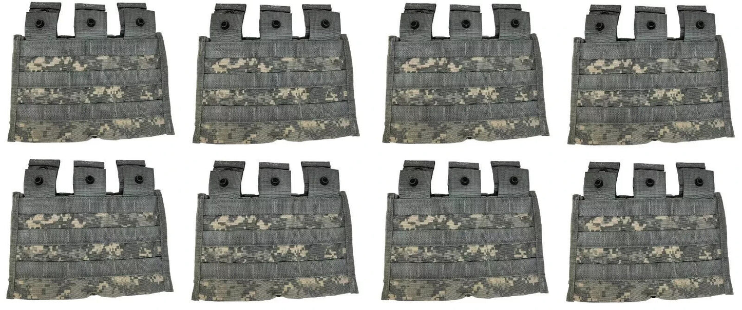 8 Pack USGI Military ACU Triple Mag Pouch Magazine 30 Round ARMY MOLLE II