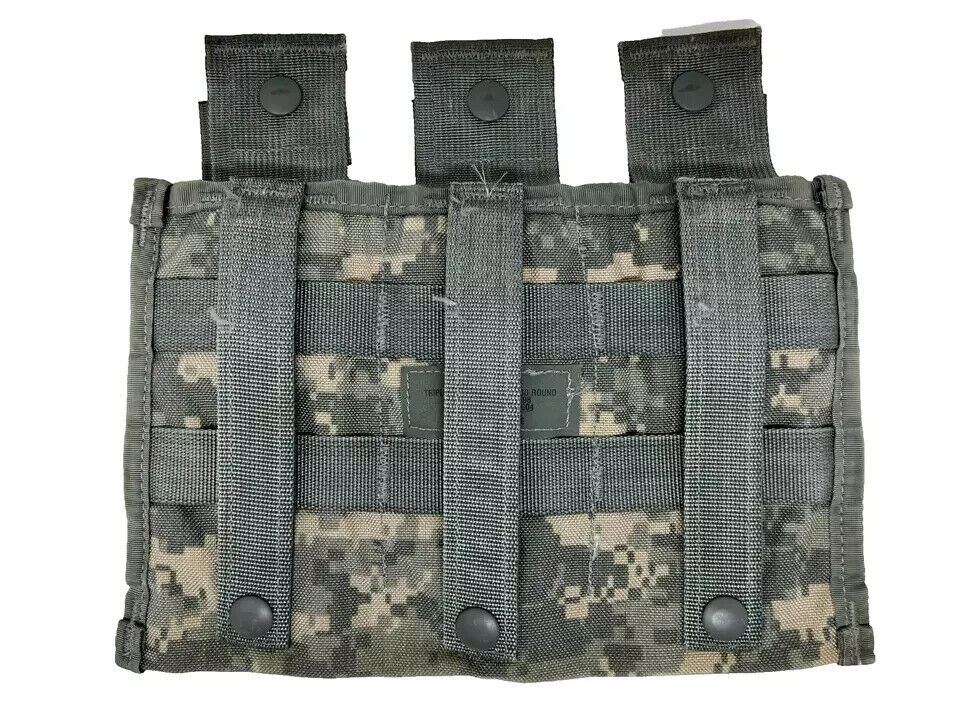 8 Pack USGI Military ACU Triple Mag Pouch Magazine 30 Round ARMY MOLLE II