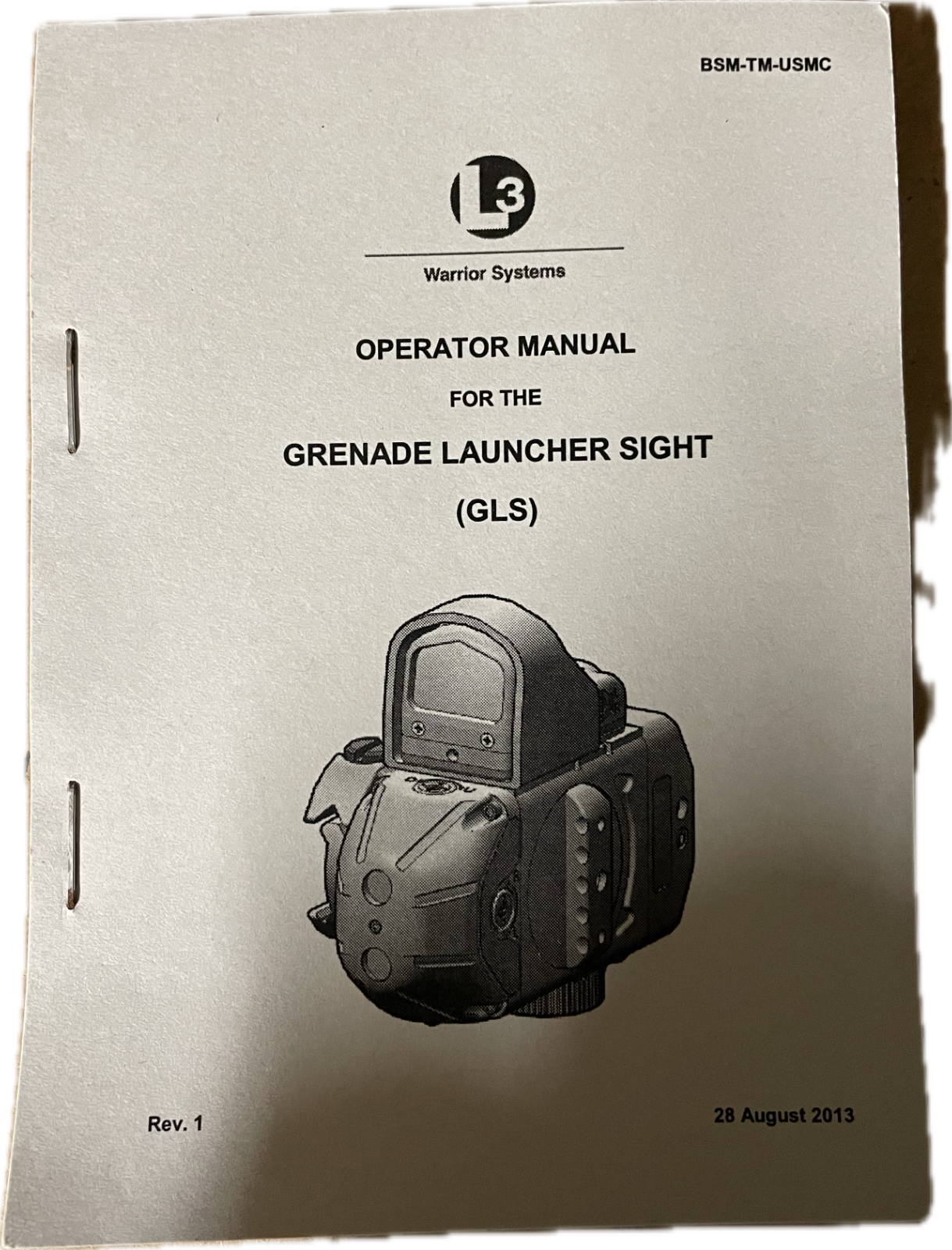 USGI L3 Warrior Systems Grenade Launcher Sight Operator Manual Set of 2