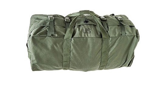 USGI Military Improved Duffel Travel Sea Bag FAIR Green 8465-01-604-6541