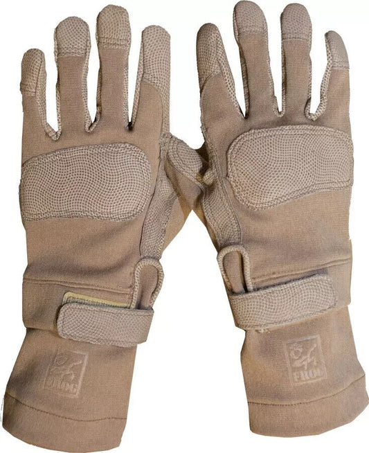 USMC Camelbak Max Grip FROG Gloves Flame Resistant Combat Desert Tan XXL