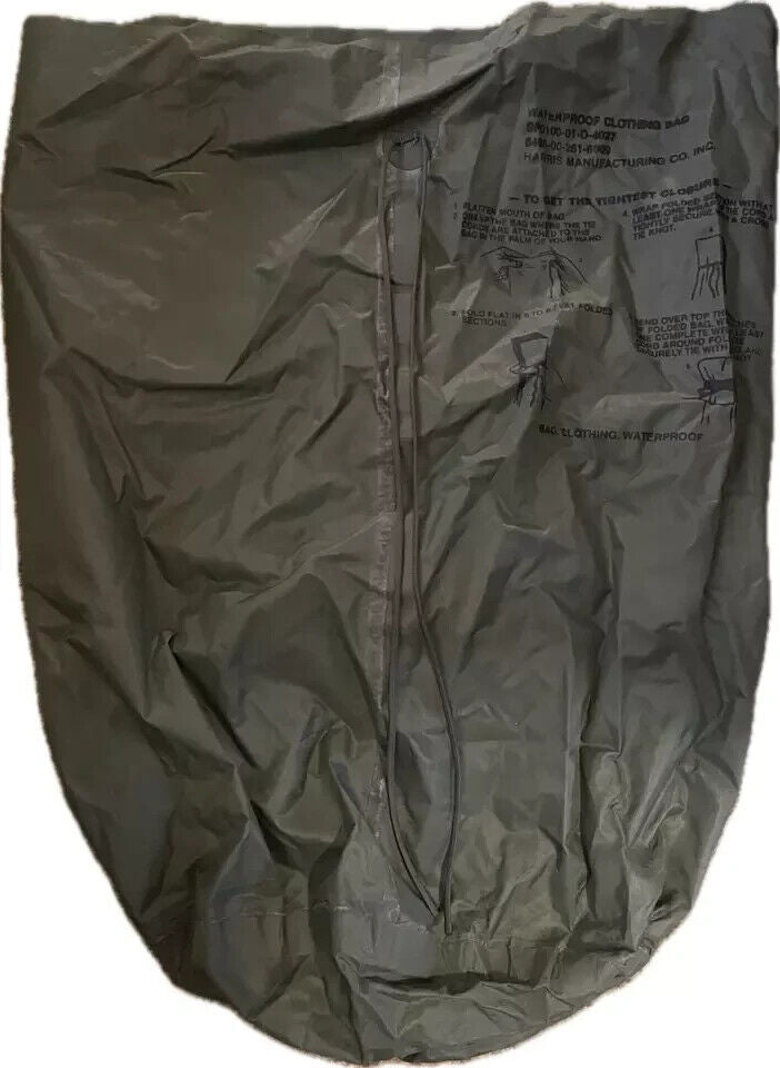 2 Pack USGI Issue Waterproof Wet Weather Clothing Bag