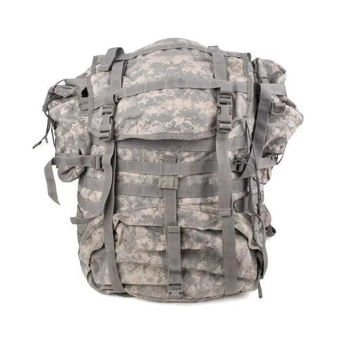 USGI MOLLE II Large Complete Field Pack Set w/ Straps Frame Side Pouches GOOD