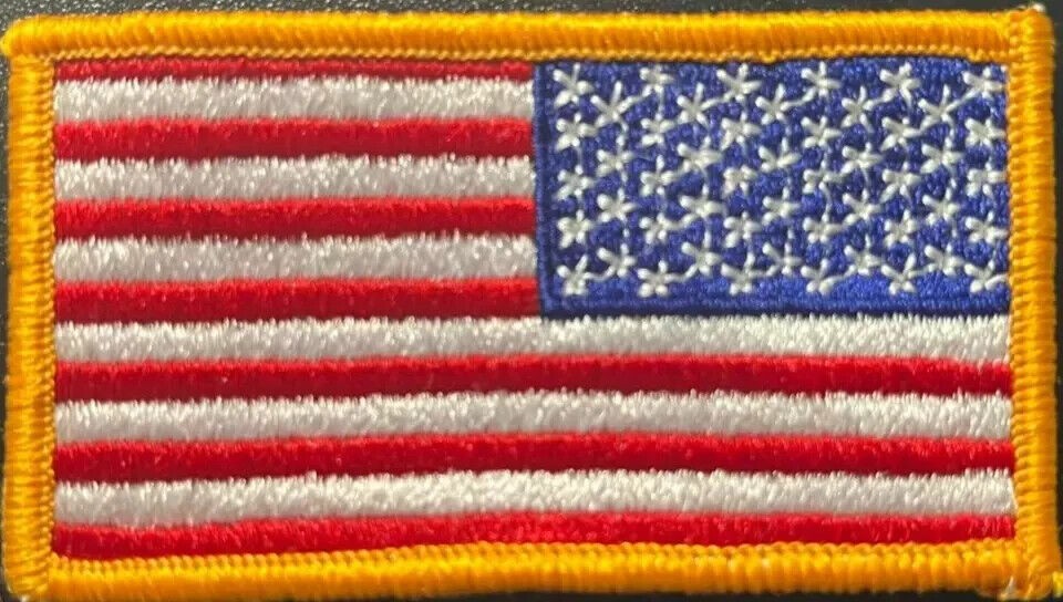 U.S. American Flag USGI Right Shoulder Patch REAL Military Sew-On Insignia
