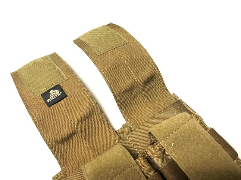 NEW Genuine Specter Double 223 556 Rifle Magazine Pouch MOLLE USMC Brown