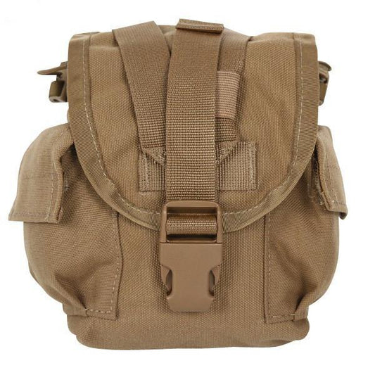 FAIR USMC MOLLE 1QT Canteen Cover Coyote Brown Utility Pouch USGI