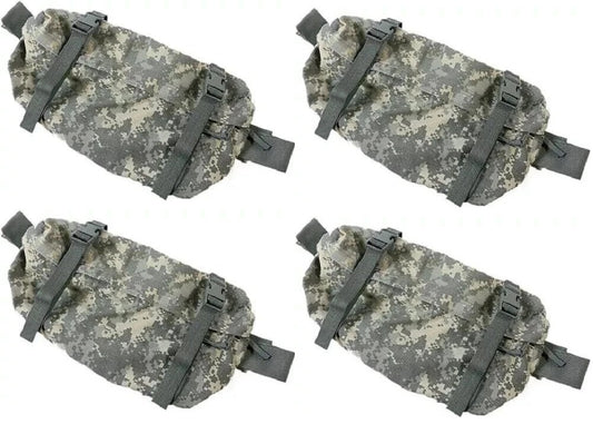 4 Pack USGI Waist Pack ACU Molle II Butt Pack NSN 8465-01-524-7263