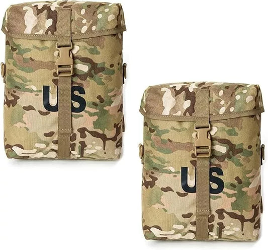 2 Pack USGI Military MOLLE II OCP Multicam Sustainment Pouch 8465-01-580-1563