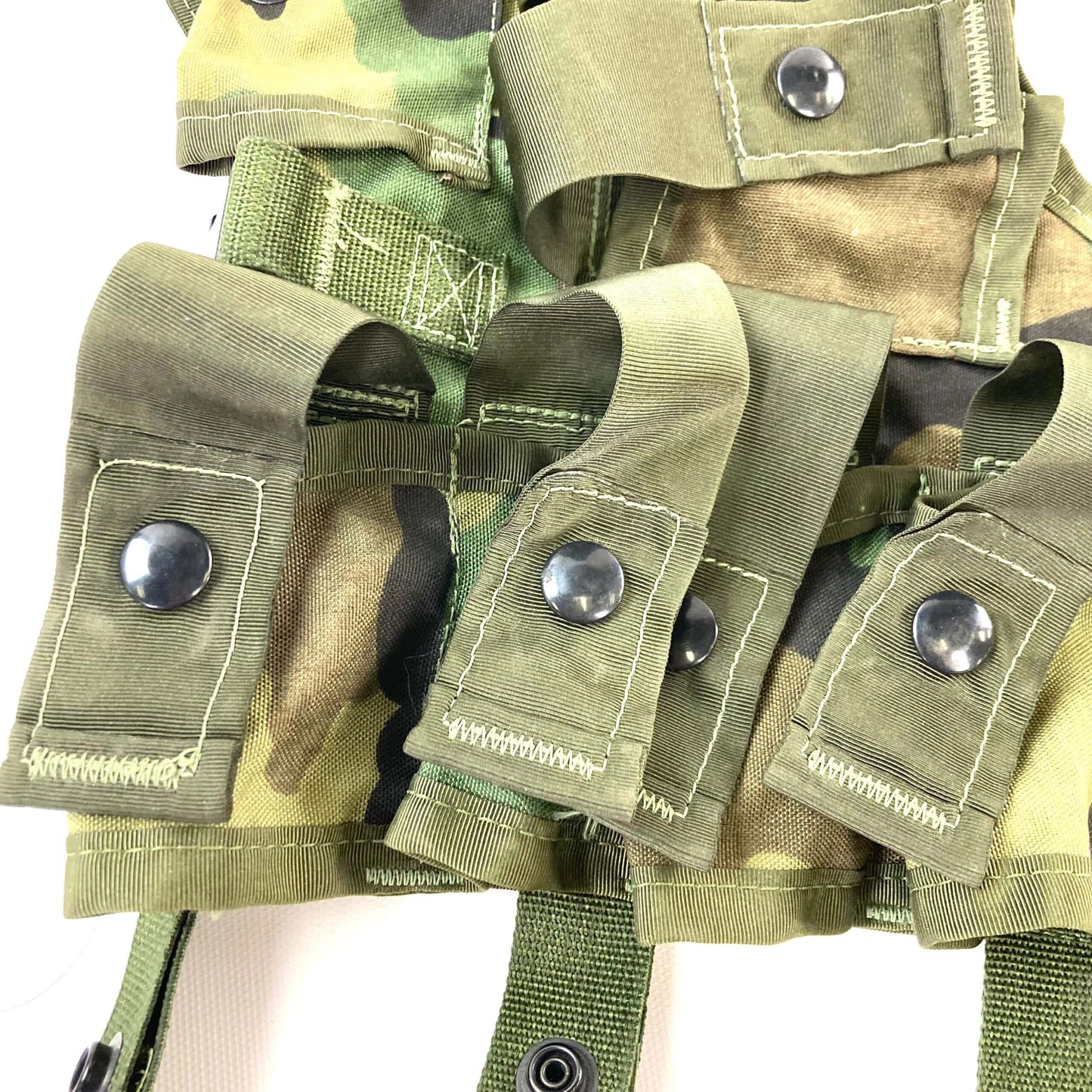 USGI 40mm Grenade Carrier Load Bearing Vest Woodland Camo US Issue