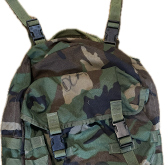 USGI SDS Woodland MOLLE II Patrol Pack USGI Without Stiffener
