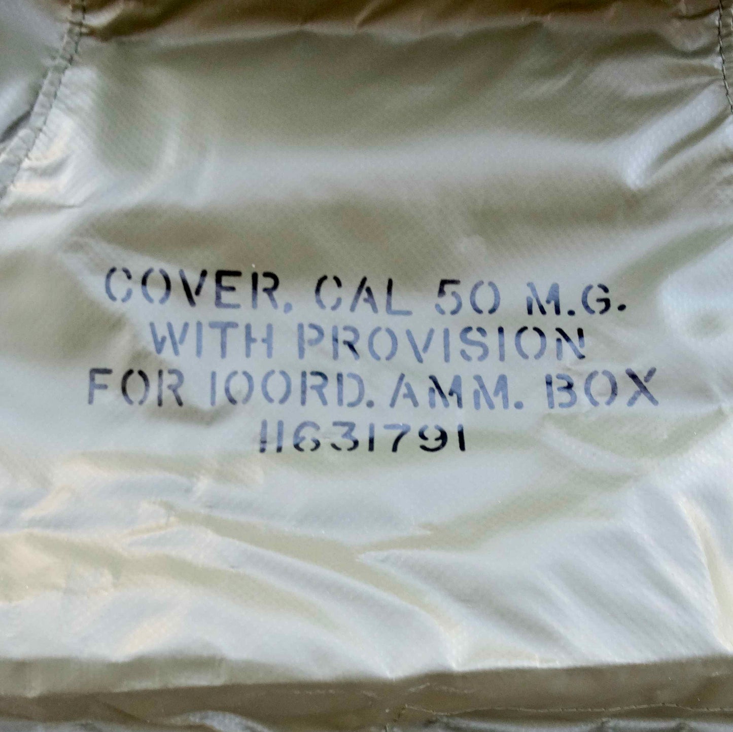 USGI Browning M2 50 CAL M.G. Protective Cover w Provision for 100 Round Ammo Box