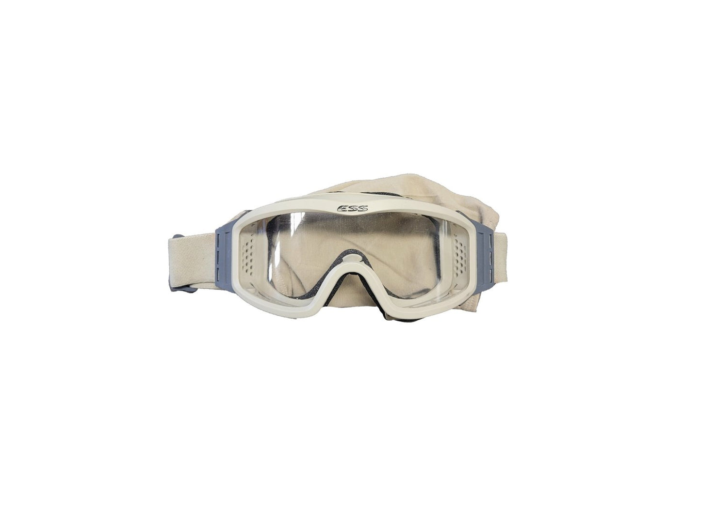 FAIR ESS Profile NVG Tan Goggles w/ Clear & Dark Lens & Carrying Case
