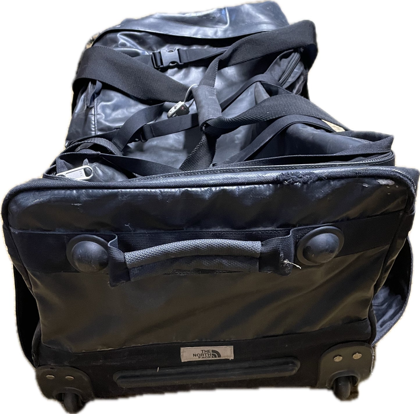 The North Face Rolling Thunder 32" Black Wheeled Rolling Bag Luggage 80L