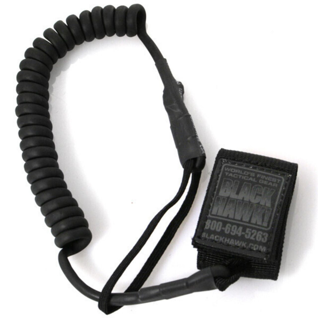 Blackhawk Tac Pistol Coil Lanyard Non-Swivel Retention Full Extension 550 Cord