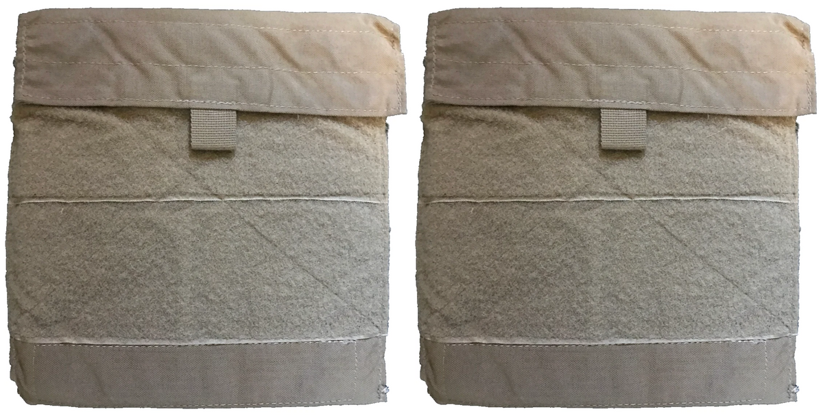 2 Pack USMC MTV Modular Tactical Vest Side Plate Carrier Coyote with SOFT INSERT