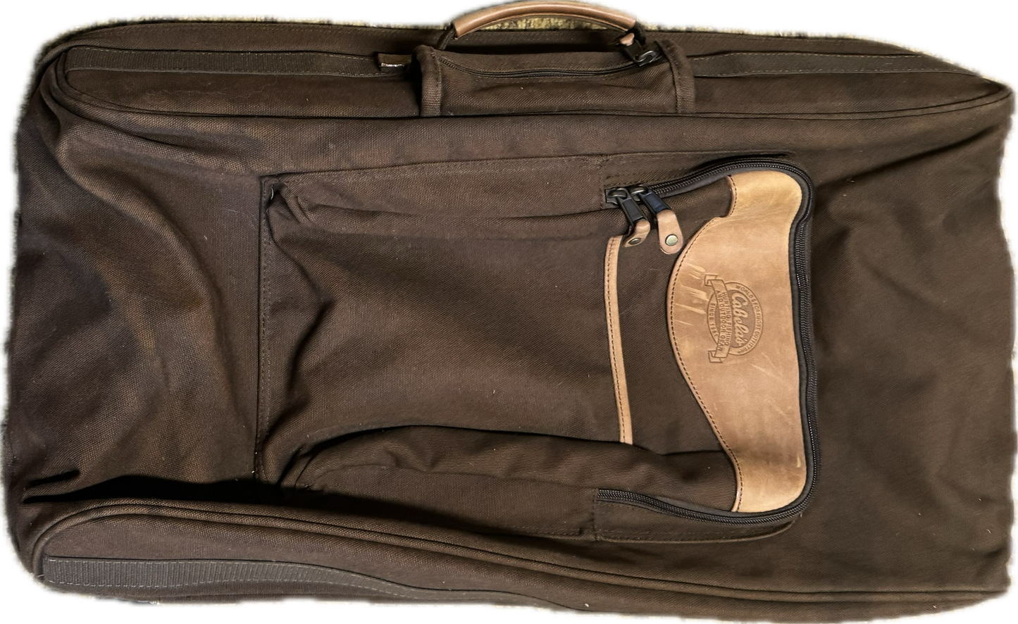 Vintage Cabelas Outback Deluxe Hunting Traveling Suitcase 3 Piece Set