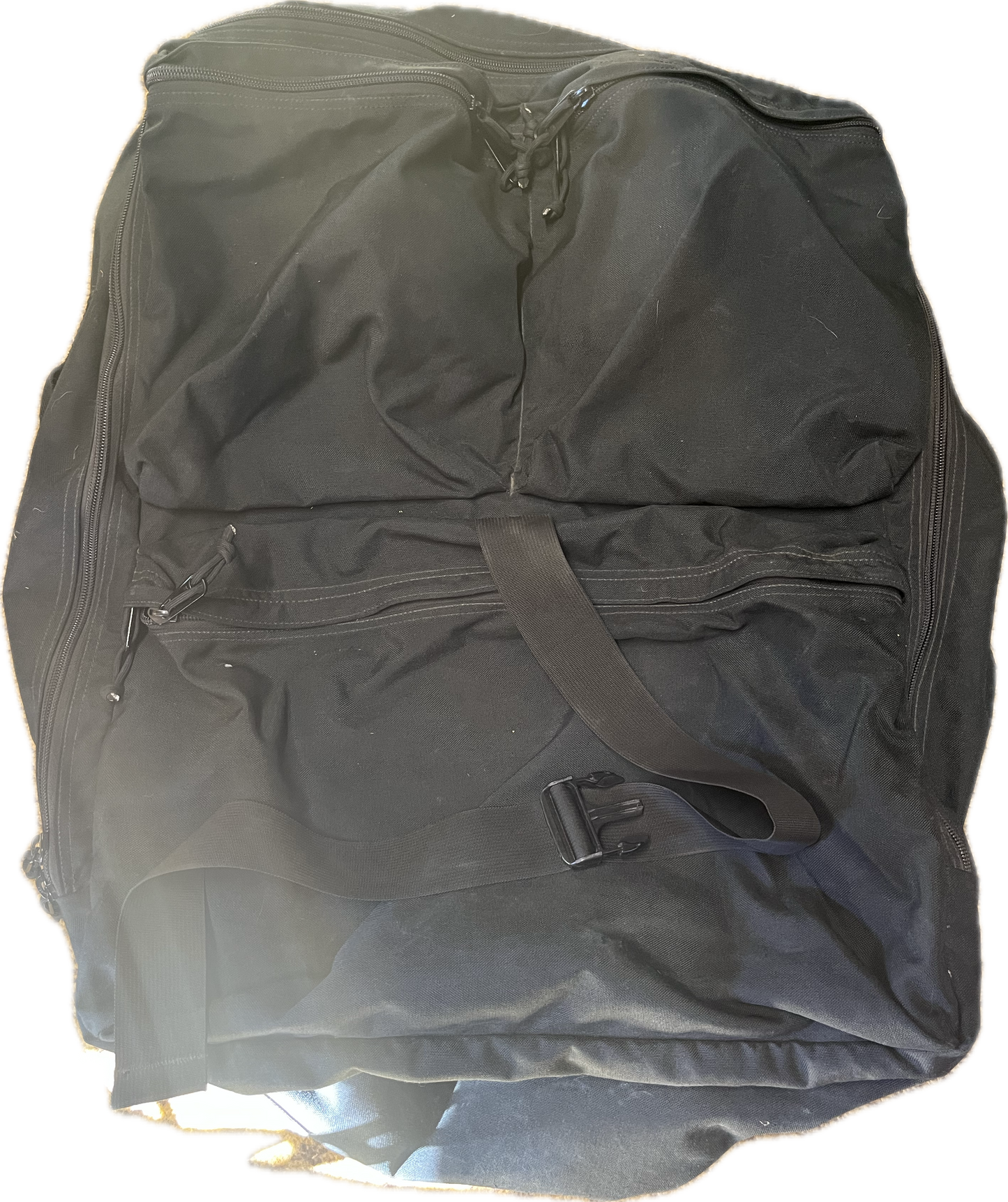 USGI Trauma Sheet Medical Kit Bag Pack Black with Shoulder Straps EMPTY
