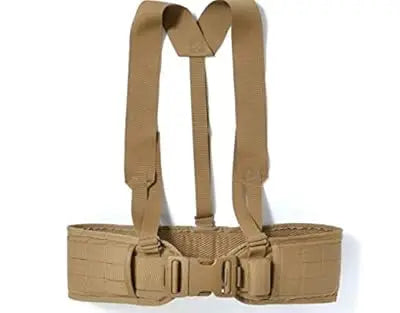 USMC Coyote Sub Belt With Suspenders LARGE War Belt
